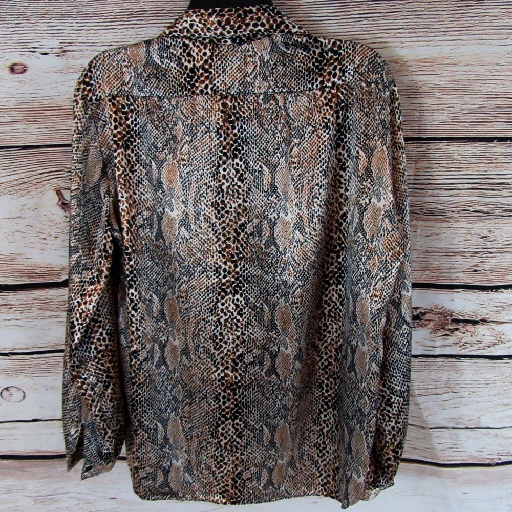 Marshall Rousso Las Vegas Women's Large snake print top
